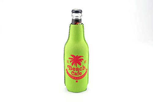 1023104 - Neopren Flaschenkühler Beach Cafe Grün von Garage-SixtySix