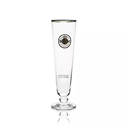 Warsteiner Bierglas mit Stiel | 40 cl Tulpenglas | deutsches Bierglas | Offizieller Merchandise-Artikel | perfekt für Ihre Hausbar oder Mancave | 1 Glas von GarageBar