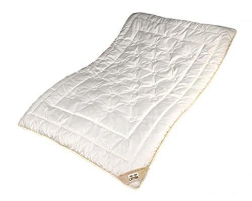 Garanta Duo-Warm Steppbett Bettdecke Cotton Größe 135 x 200 cm - 100% Baumwolle aus kontrolliert biologischem Anbau von Garanta