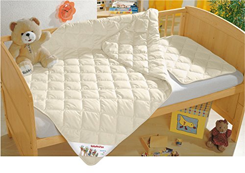 Garanta - Gestepptes Set für Babybett Madras, 135 x 200 cm von Garanta