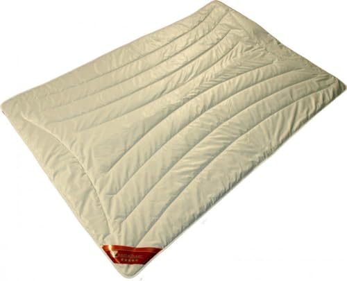 Garanta Kamelhaar-Extra-Leicht-Steppbett Stärke Extra-Leicht Größe 155x220 Bezug: 100% Baumwolle/Füllung: 100% Kamelhaar von Garanta