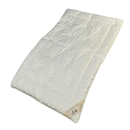 Garanta Leicht Steppbett Bettdecke Cotton für Kinder Größe 100 x 135 cm - Füllung Baumwolle aus biologischem Anbau von Garanta