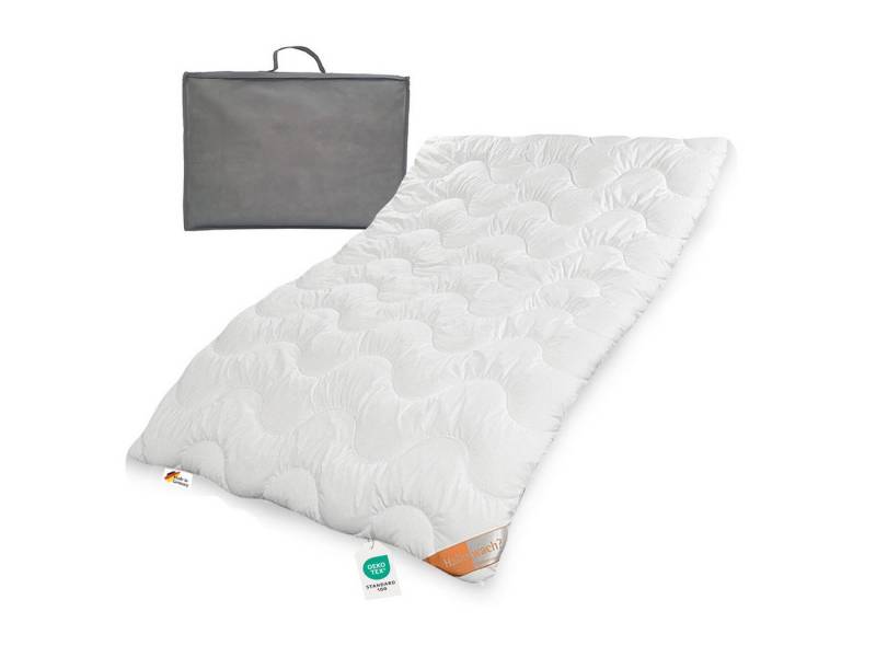 Garanta Microfaserbettdecke Extra warme Winterdecke Bettdecke Klimafaser Hallo Wach 155x220 60°, Füllung: 100% Klimahohlfaser, Softpolyester, Bezug: Microfaser mit Pfirsichhauteffekt, Öko-Test-Auszeichnung von Garanta