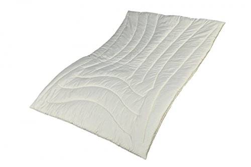 Garanta Zirbe Duo-Leicht Steppbett V Bettdecke Alpenglück Größe 155 x 220 cm - Füllung Schurwolle mit Zirbenholzspänen von Garanta