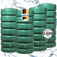Garantia - classico Gartentank-Set 2600 Liter dunkelgrün, 4 x classico 650 Liter inkl. Verbinder Garantia - classico Gartentank-Set 2600 Liter dunkelgrün, 4 x classico 650 Liter inkl. Verbinder von Garantia