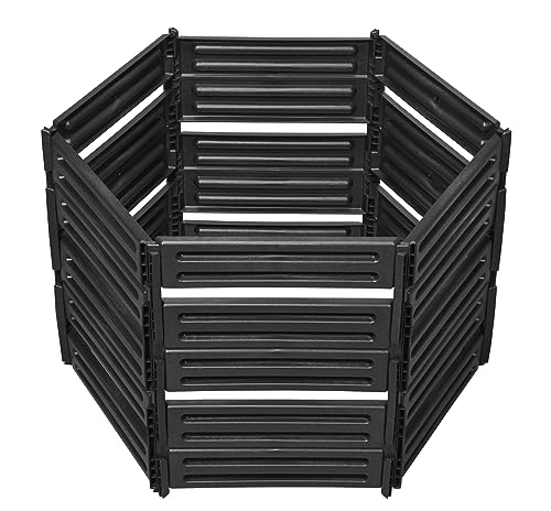 GARANTIA AIR-King Steckkomposter schwarz Komposter mit Stecksystem (600 Liter) von Garantia