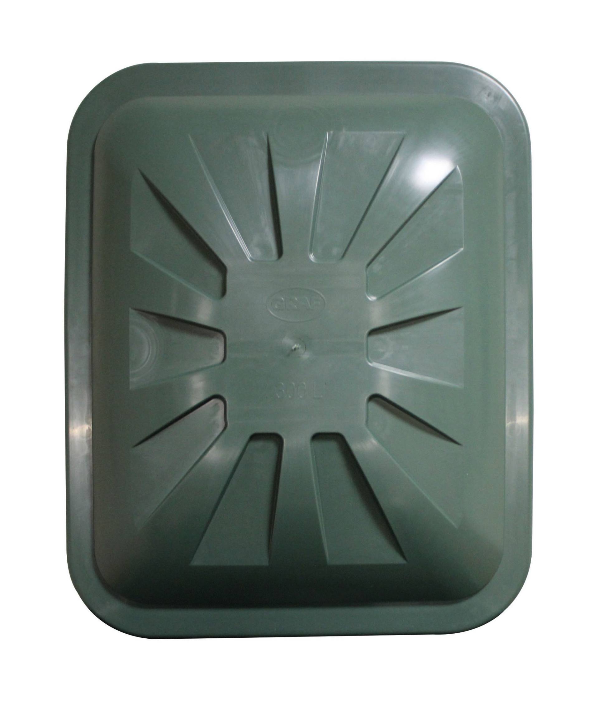 GARANTIA Deckel für Regentonne grün 80 x 66 cm von Garantia