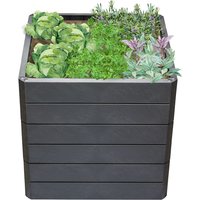 ERGO QUADRO L 75 Hochbeet Stone inkl. Wassersparsystem von Garantia