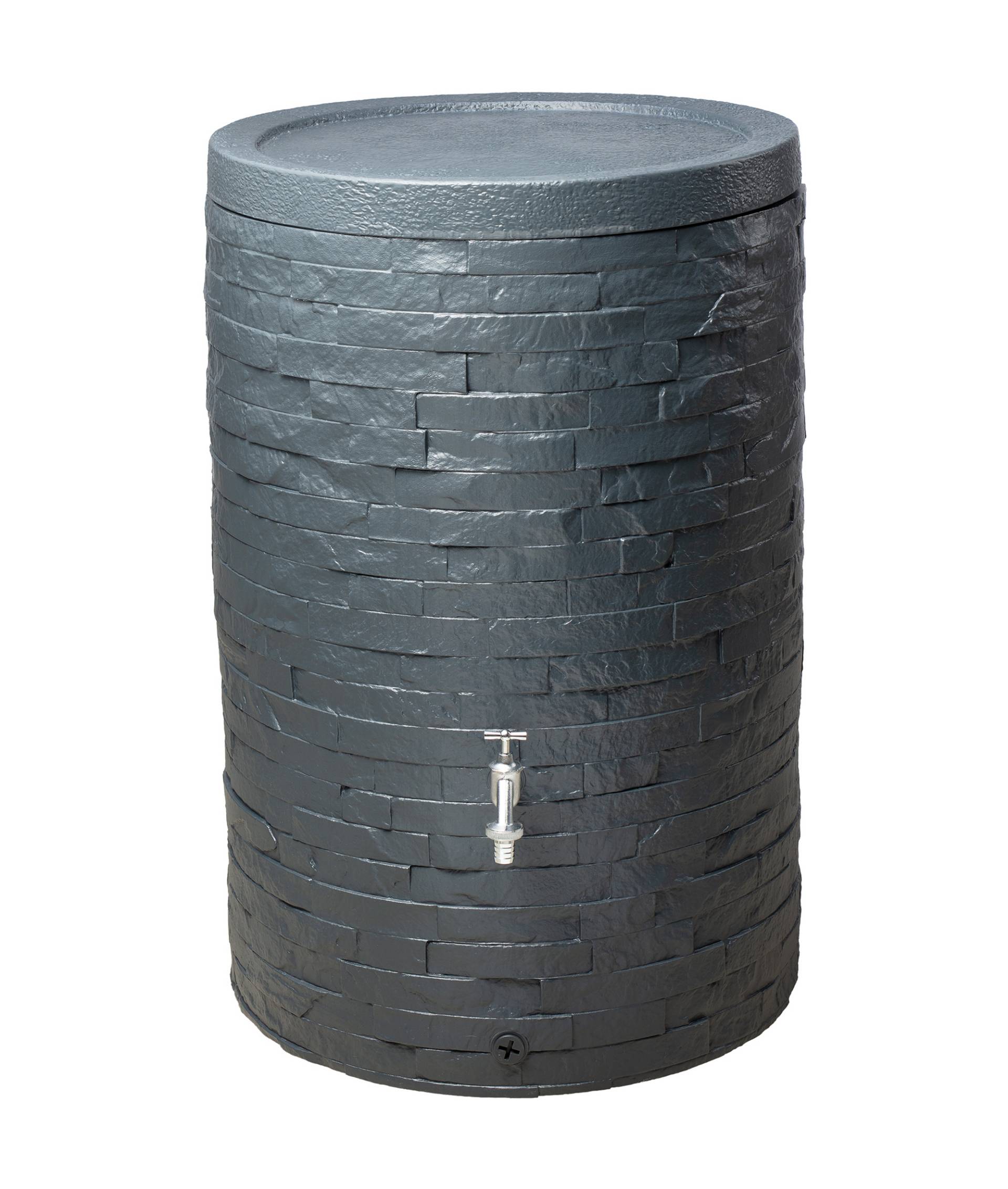 GARANTIA Regentonne 'Muro' graphite grey 420 l von Garantia