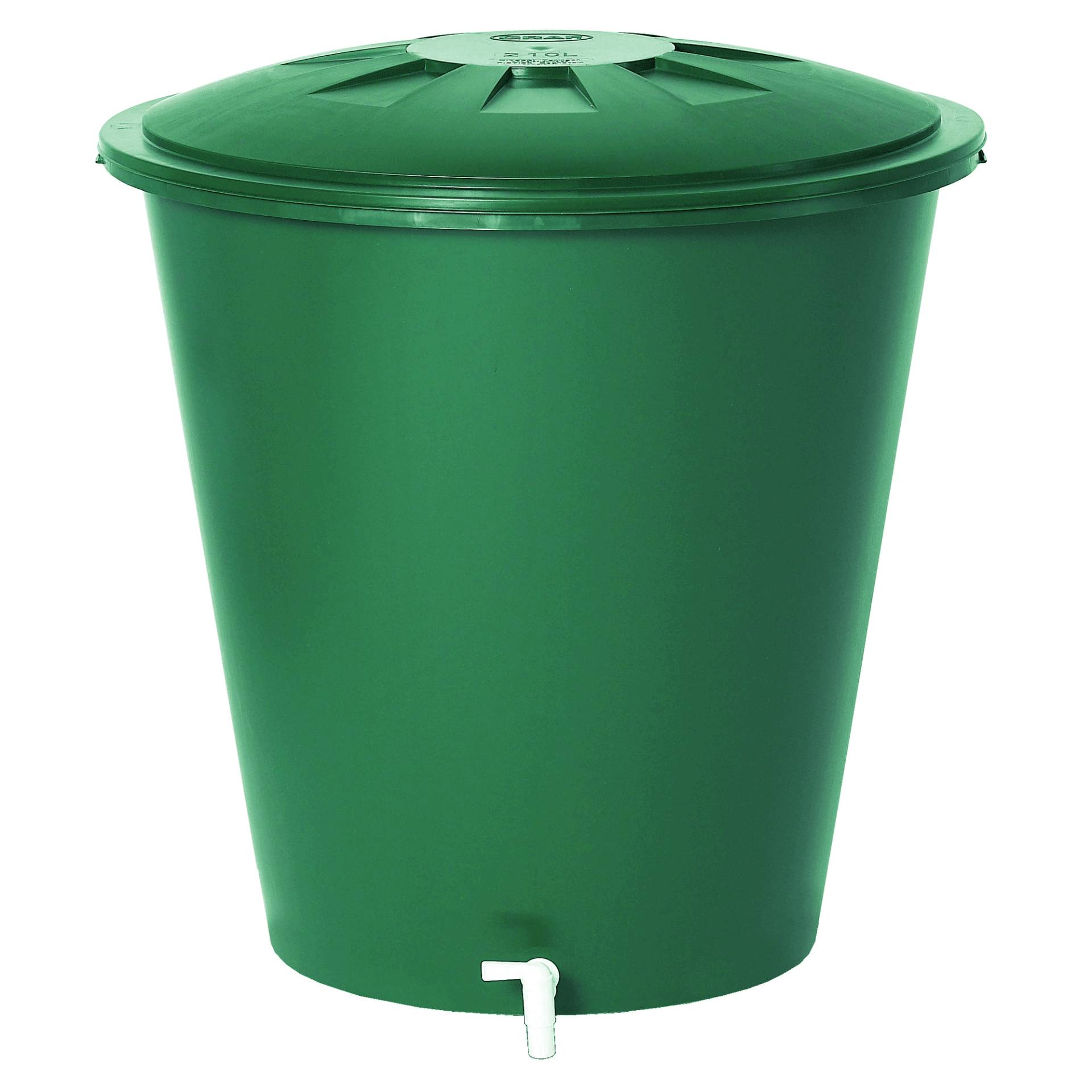 GARANTIA Regentonne 'Basic-Line' tannengrün 310 l mit Hahn von Garantia