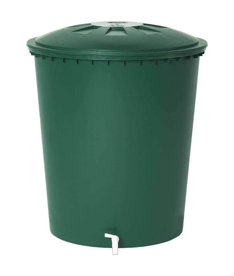 GARANTIA Regentonne 'Basic-Line' tannengrün 310 l mit Hahn von Garantia