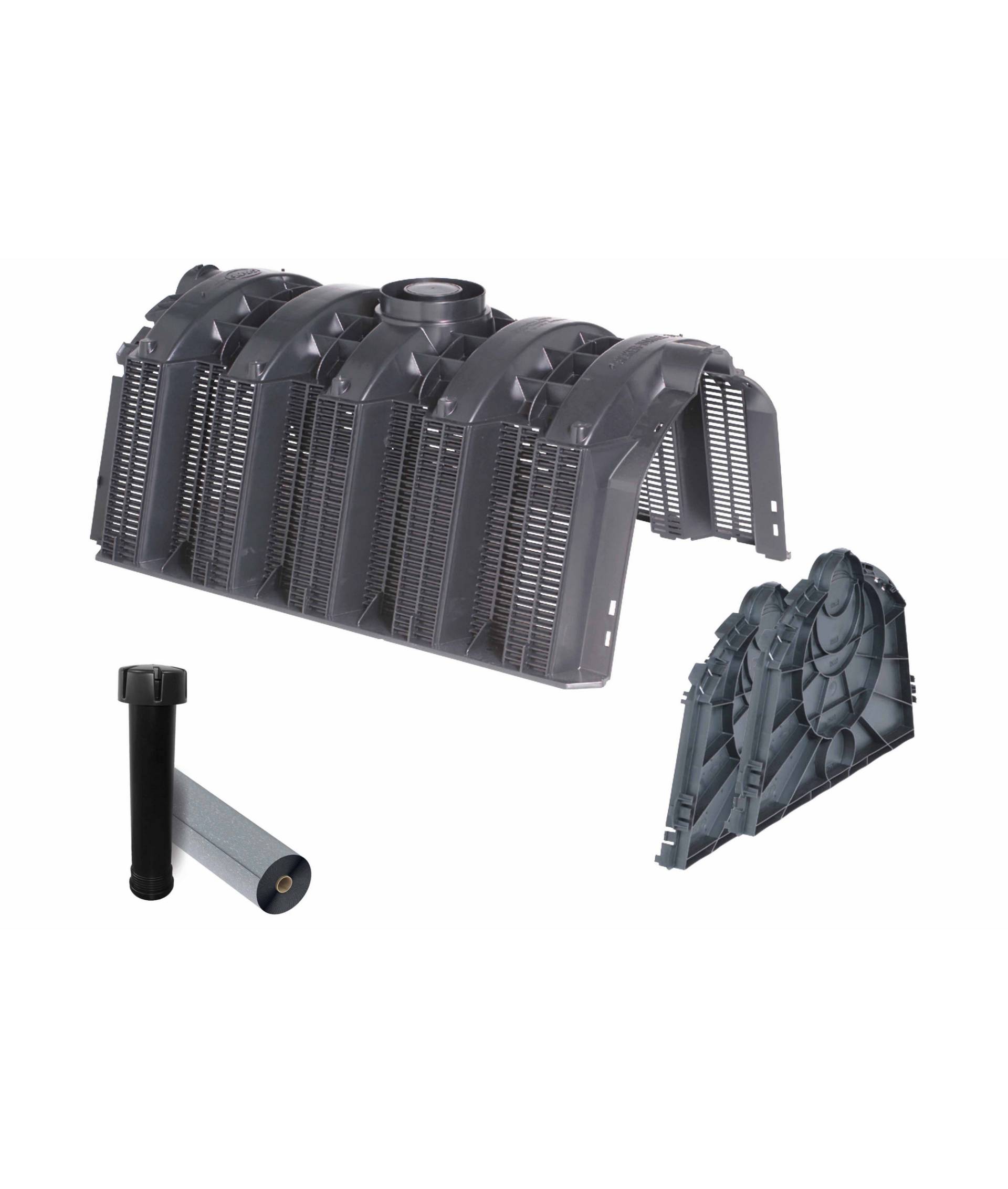 GARANTIA Sicker-Tunnel Versickerungsset schwarz 1800 l GARANTIA Sicker-Tunnel Versickerungsset schwarz 1800 l von Garantia