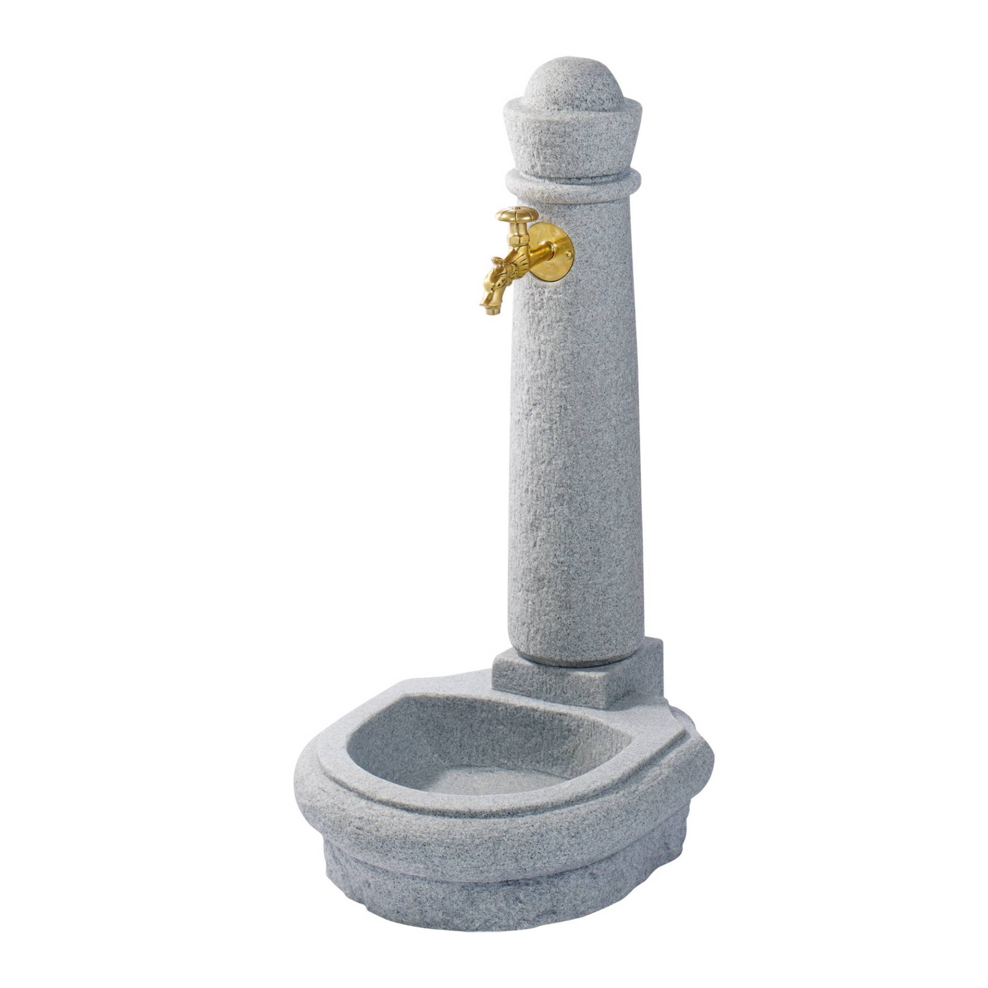 GARANTIA Wasserzapfsäule 'Venezia' Steinoptik light granite 44 x 52 x 90 cm GARANTIA Wasserzapfsäule 'Venezia' Steinoptik light granite 44 x 52 x 90 cm von Garantia