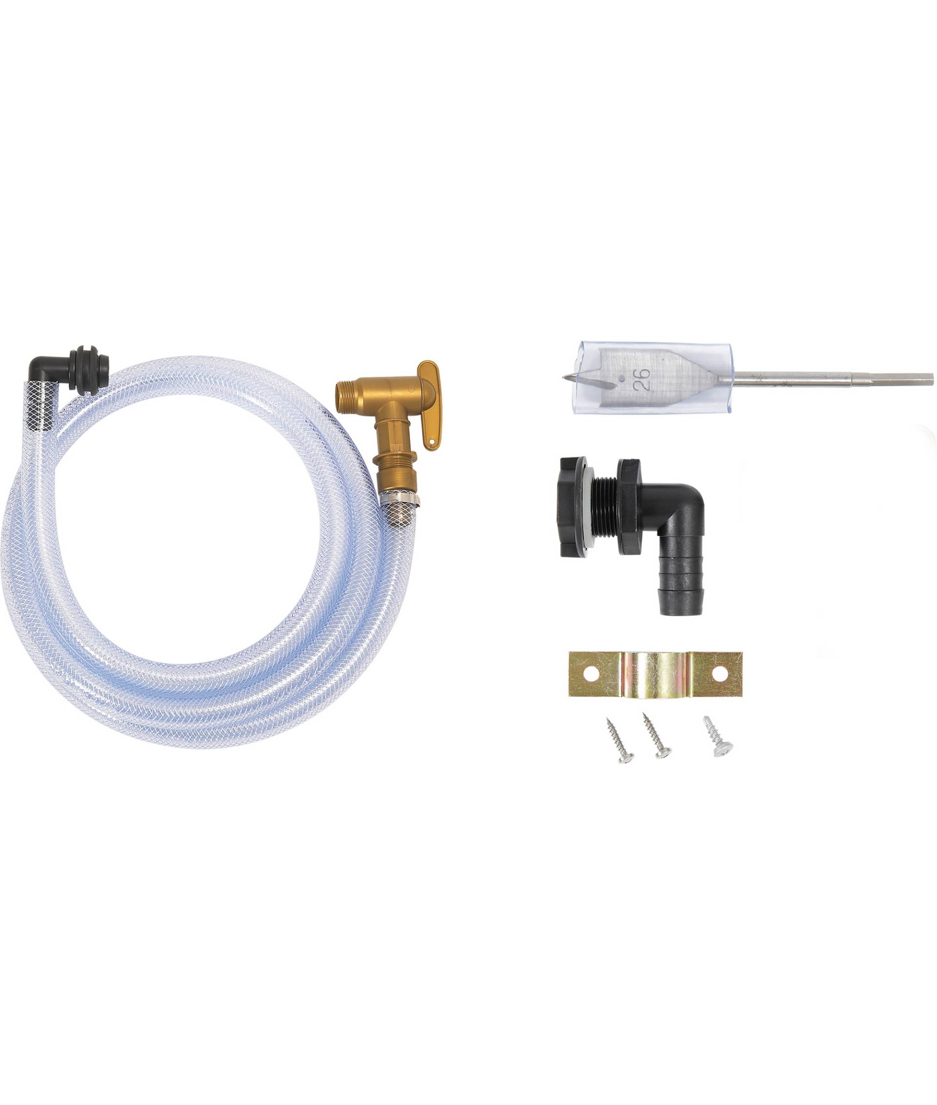 GARANTIA Universal-Schlauchset für Regentonnen Ø 19 mm (3/4''), 215 cm von Garantia