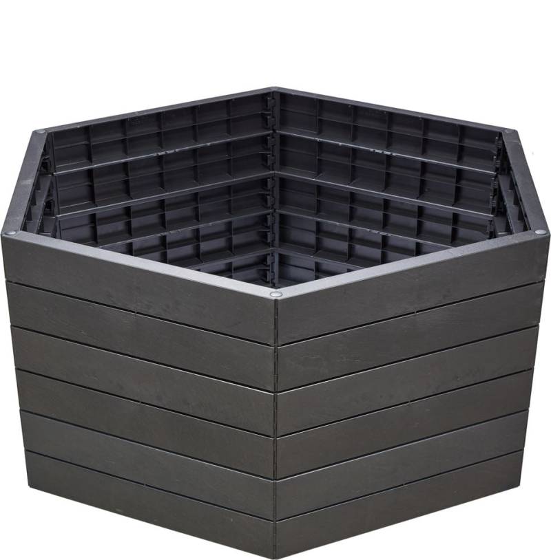 Garantia Hochbeet Ergo XL 75 125 x 145 x 75 cm, stone, Flora Wassersystem von Garantia