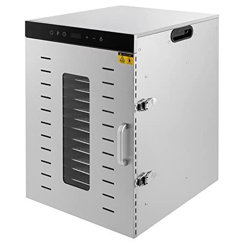 Garbenat 16-Etagen Dörrautomat 1500W Edelstahl Dehydrator 220V Elektrische Lebensmitteldehydrator mit 16 Tabletts, Einstellbare Temperatur 30-90℃ Dörrgerät für Früchte, Fleisch, Blumen Garbenat 16-Etagen Dörrautomat 1500W Edelstahl Dehydrator 220V Elektrische Lebensmitteldehydrator mit 16 Tabletts, Einstellbare Temperatur 30-90℃ Dörrgerät für Früchte, Fleisch, Blumen von Garbenat