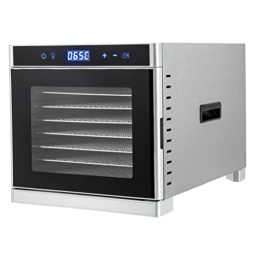 Garbenat Dörrautomat 700W Edelstahl Früchte Dörrgerät 8-Etagen Lebensmitteldehydrator 220V Elektrische Dehydrator mit 8 Tabletts und LED-Anzeigebildschirm Trocknungsmaschine für Gemüse, Fleisch Garbenat Dörrautomat 700W Edelstahl Früchte Dörrgerät 8-Etagen Lebensmitteldehydrator 220V Elektrische Dehydrator mit 8 Tabletts und LED-Anzeigebildschirm Trocknungsmaschine für Gemüse, Fleisch von Garbenat