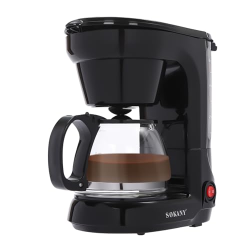 Garbenat Tropfkaffeemaschine 650W Filterkaffeemaschine 750ml Kaffee Filtermaschine mit Glas Kaffeekanne Anti-Tropf-Funktion Kaffeemaschine für Wohnungen, Büros 220V von Garbenat