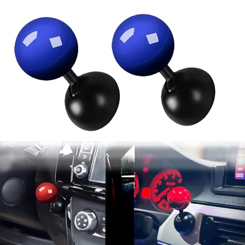 Garberson 2 PCS Rituals Auto Start Stop Startknopf Button Cover Startknopf Abdeckung Car Start Button Rocker(Blau) von Garberson