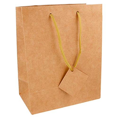 POU 804.63 Beutel Boutique Henkel Kordel Natur Kraft, 18 + 10 x 22,7 cm von García de Pou