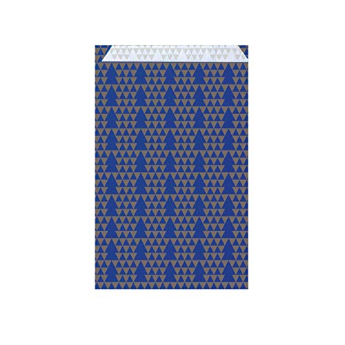 Pou 803.93 Flache Tüten, 60 g / M2, 12 + 5 x 18 cm, Blau von García de Pou