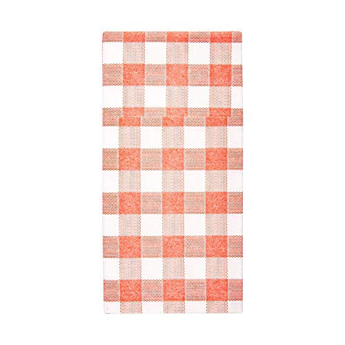 50 Stück - Servietten Känguru 'Like Linen - Vichy' 70 g/m² 40 x 40 cm rot Spunlace von García De Pou