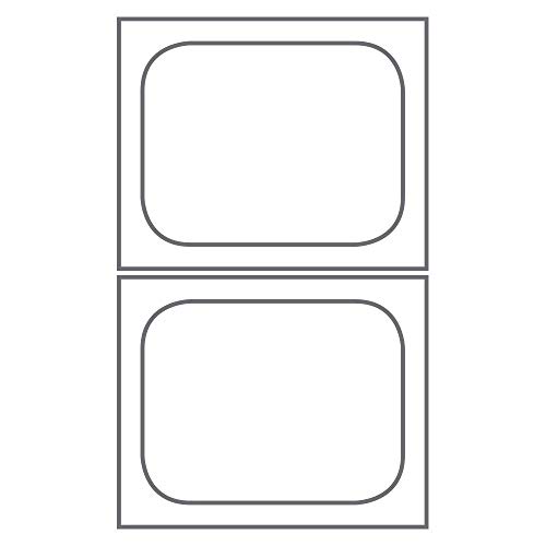 1 Stück – Form für Gn1/8 20 x 28 cm Silber Aluminium von García de Pou