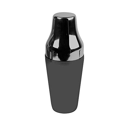 1 Stück - Shaker Parisian 500 ml, Ø 9 x 23 cm, Schwarz, Edelstahl von García de Pou