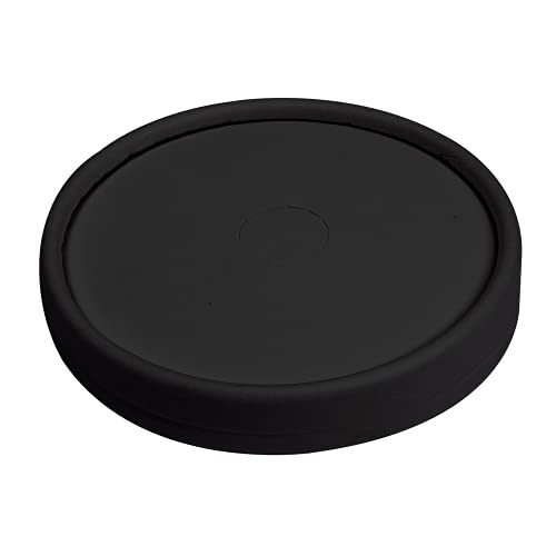 1000 Stück - Deckel für Gläser 280 g/m2 + Pe Ø 9 cm schwarz Karton von García de Pou