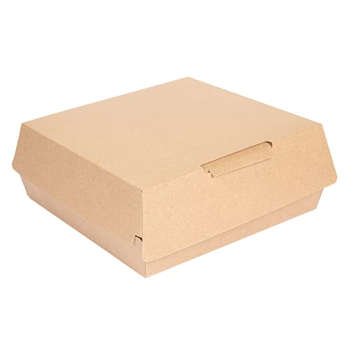 150 Stück - Boxen "Large Lunch Box" 'Thepack' 250 g/m2 23,5 x 24 x 8,7 cm Natural Wellpappe Nano-Micro von García de Pou