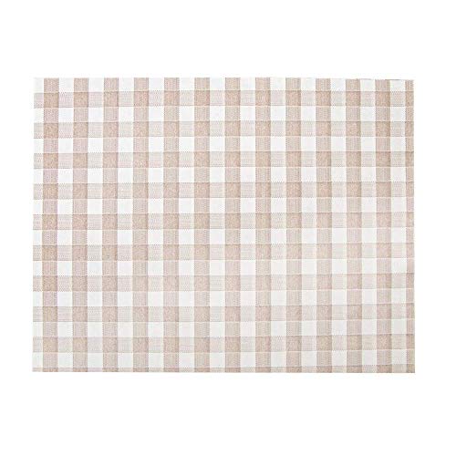 200 Stück Tischsets 'Like Linen - Vichy' 70 g/m² 30 x 40 cm Taupe Spunlace von García de Pou