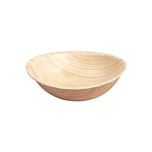 Garcia 25 Stück - Mini Bowl 'Areca' Ø 9,6 x 2,5 cm Natur Areca von Garcia