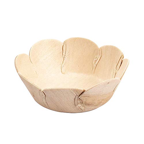 50 Stück - Schalen 'Wood' Ø 8,5X3 cm Natur Holz von García de Pou