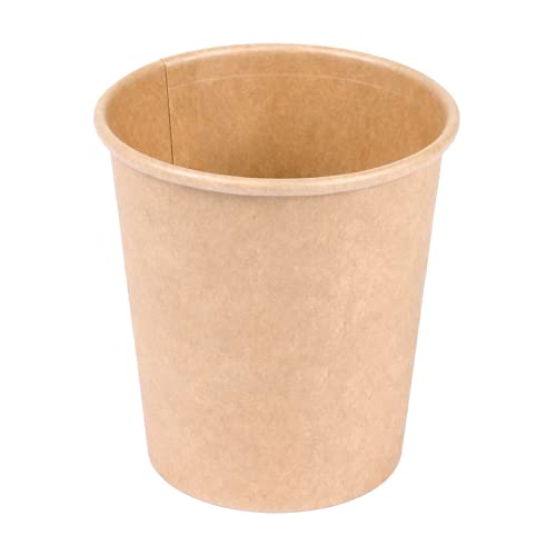 50 Stück - kleine Gläser 120 ml 210 + 18 Pe G/M2 Ø6,15/4,5X6,5 cm braun Karton von García de Pou