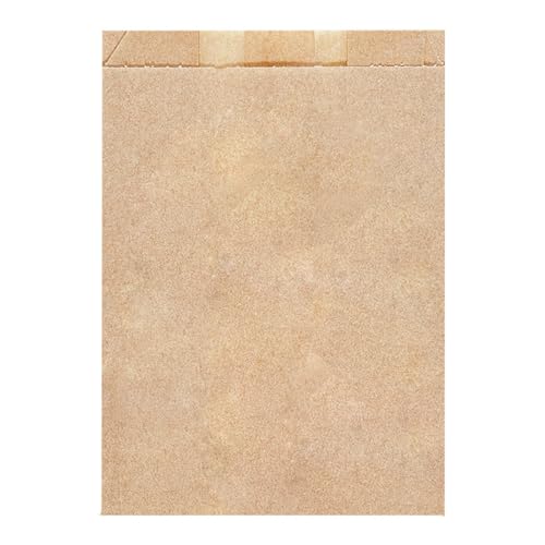 500 Stück Croissants Beutel 32 G/M2 19+8 x 26 cm Natur Kraft von Garcia de Pou