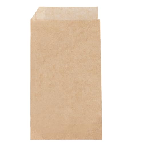 500 Stück – fettfreies Papier, offen, 2 Seiten, Crêpes & Dübel, 34 g/m², 13 x 22 cm, natürliches Perg, fettfrei von Garcia de Pou