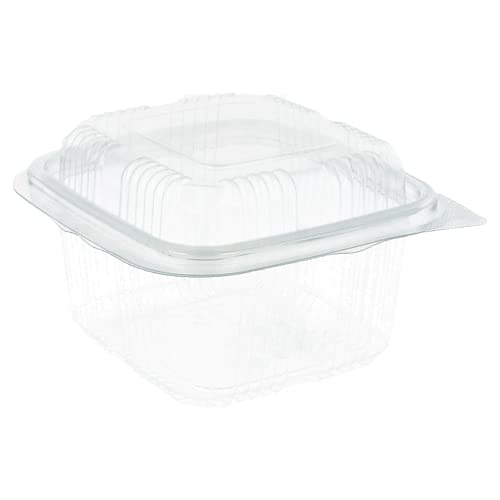 700 Stück Kuchenbehälter + Deckel 375 ml 13,3 x 12 x 7,7 cm transparent Rpet von García de Pou