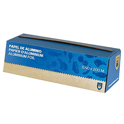 Aluminiumrolle Spender 12 Micras 0,40X200 M Silberfarben Aluminium - 1 Un. von García de Pou