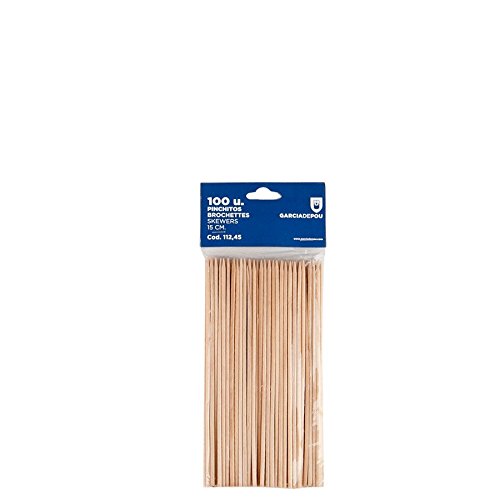 Bratspiesse Brochette 15 Cm Natur Holz - 20000 Un. von García de Pou