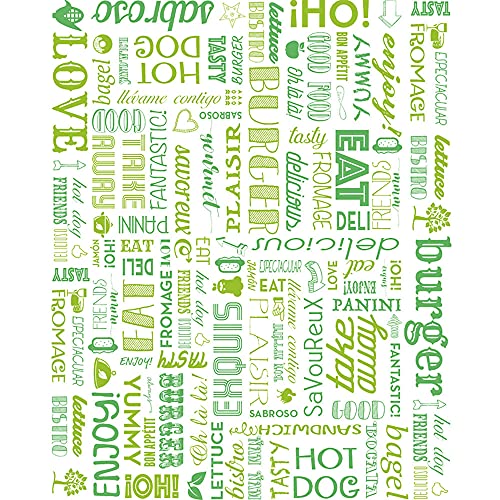 Fettabweisende Verpackung Für Hamburger "Parole" 32 G/M2 28X34 Cm Grün Pergament Fettabweisend - 1000 Un. von García de Pou