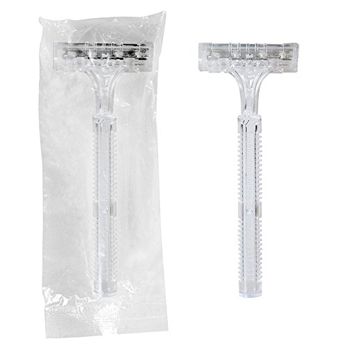 Garcia de Pou 100 Einheit Twin Blade Razor einzeln verpackt in Box, 10 cm, niedrige Dichte Polyethylen, 43 x 4,5 x 30 cm von Garcia de Pou