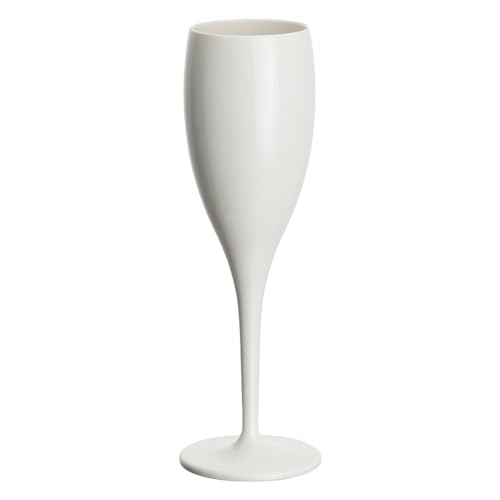 Garcia de Pou 12 Stück - Champagnergläser, 130 ml, Ø 5,2/6,2 x 19,1 cm, Weiß, Polycarbonat von Garcia de Pou