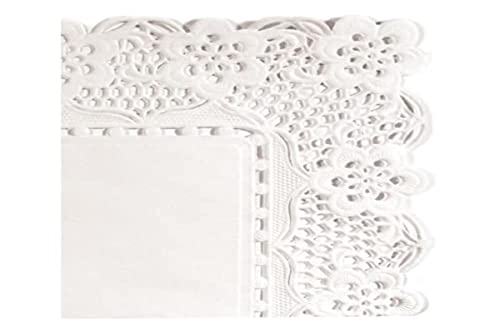 Garcia de Pou 250 Einheit rechteckig Deckchen, 30 x 18 cm, papier, weiß, 30 x 18 x 30 cm von García de Pou
