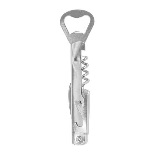 Garcia de Pou 435.22 Korkenzieher und Flaschenöffner, Metall, 14 x 3,5 x 1 cm, Sonstiges, Silber von García de Pou
