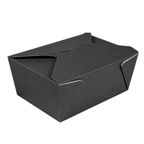 Garcia de Pou 50 Stück - Amerikanische Boxen Thepack, 2880 ml, 250 + 12 Pp G/M2, 19,6 x 14 x 9 cm, Schwarz, Nano-Mikro-Wellpappe von Garcia de Pou