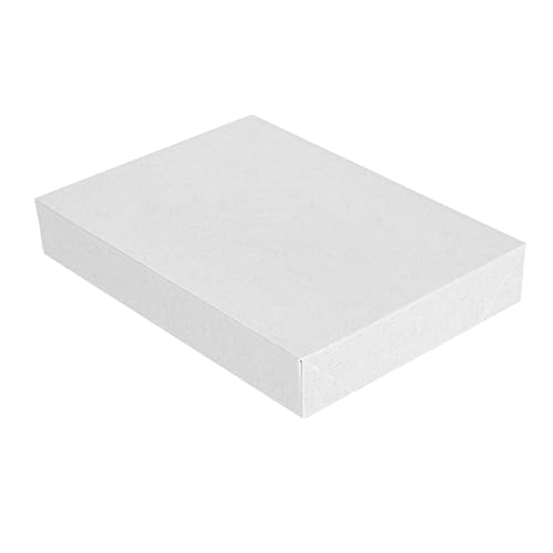 Garcia de Pou 50 Stück - Deckel ohne Fenster für Boxen 254,77 'Thepack' 250 G/M2, 11 x 15 x 2 cm, Weiß, Nano-Mikro-Wellpappe von Garcia de Pou