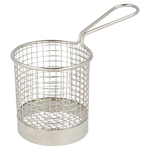 Garcia de Pou 6 Einheit rund Mini Fritteuse, Edelstahl, silber, 8,5 x 30 x 9 cm von García de Pou
