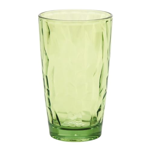 Garcia de Pou 6 Stück - Becher 480 ml, Ø 8,5/6,1 x 14,3 cm, grün, Polycarbonat von Garcia de Pou