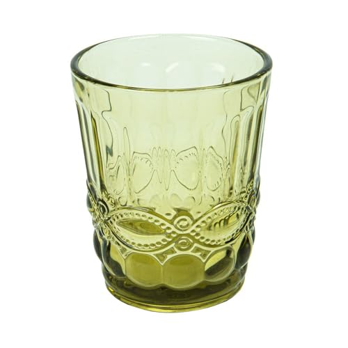 Garcia de Pou 6 Stück - Gläser 'Vintage', 250 ml, Ø8 x 10 cm, grünes Glas von Garcia de Pou