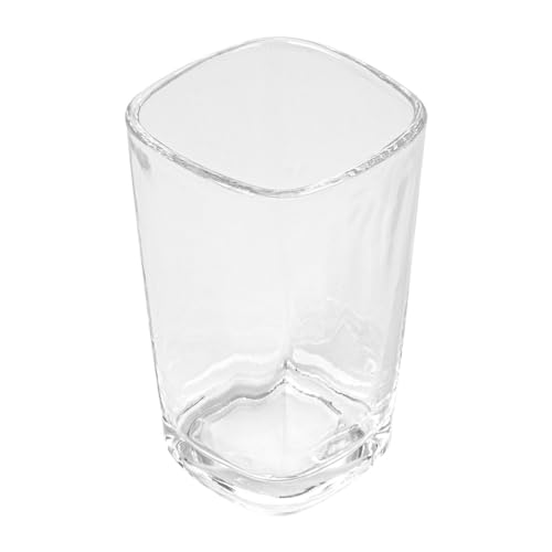 Garcia de Pou 6 Stück – Minibecher, quadratisch, 105 ml, 3,5 Unzen, 5,2 x 5,2 x 8,5 cm, transparentes Glas von Garcia de Pou